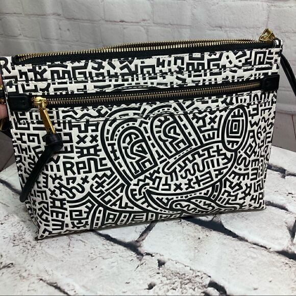 Disney Mickey Mouse X Keith Haring Academy Pouch Limited edition NWT - Picture 7 of 10